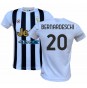 Maglia Juventus Bernardeschi 20 ufficiale replica 2021/22  con pantaloncino nero 